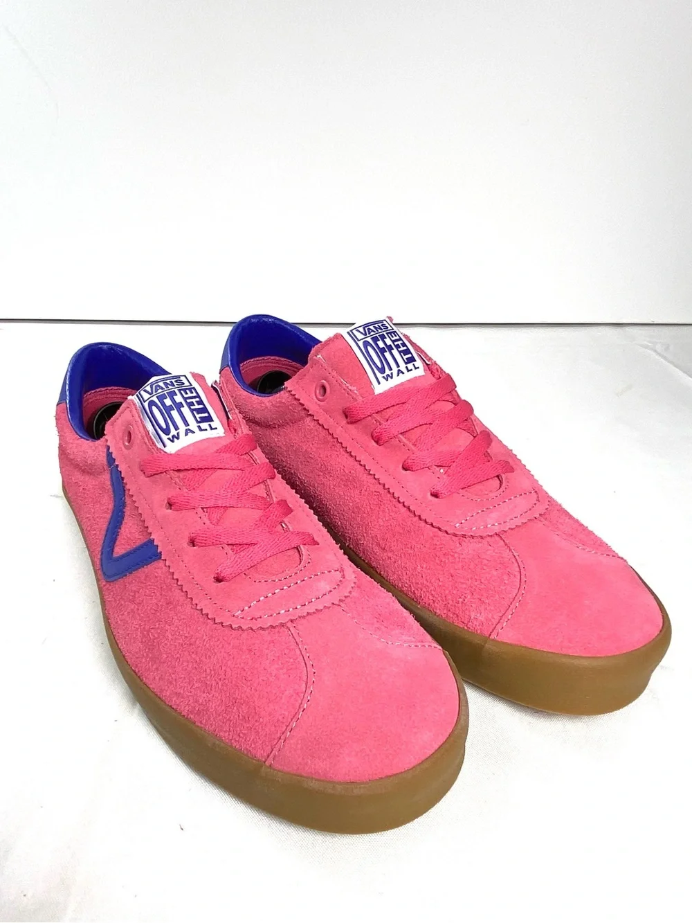 Vans Sport Low Bambino Honeysuckle Pink Gum Suede Men’s 10.5 751505 NWOB